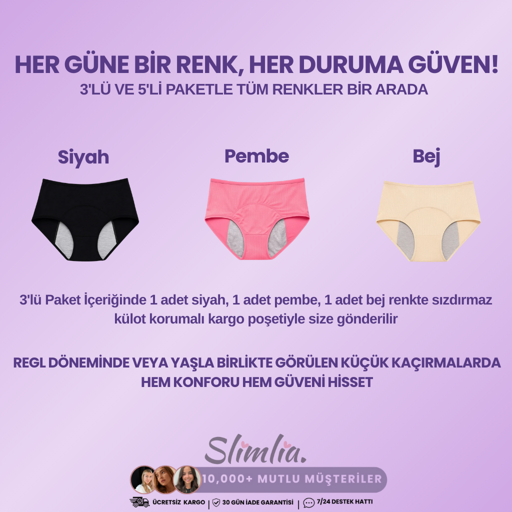 Slimlia™ Sızdırmaz İç Çamaşırı