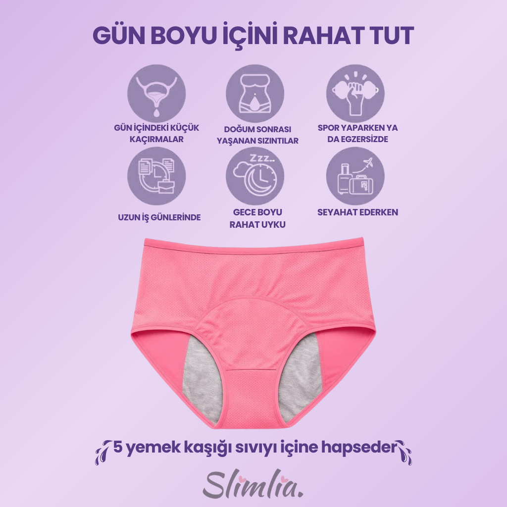 Slimlia™ Sızdırmaz İç Çamaşırı